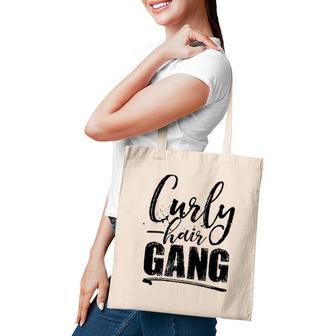 Womens Curly Hair Gang Tee - Curly Hair Ts For Women Tote Bag | Mazezy