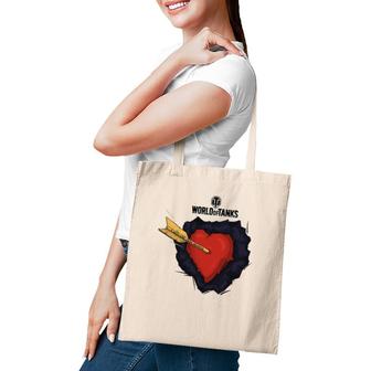 World Of Tanks Valentine's Day Couple Tote Bag | Mazezy
