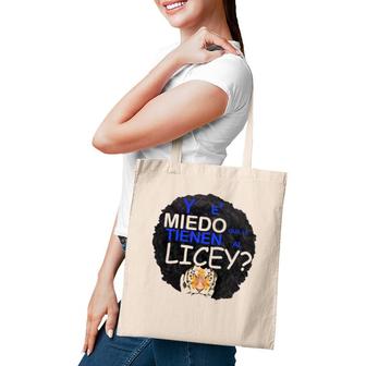 Y Es Miedo Grena Liceysta Tigre Licey Dominican Cool Funny Tote Bag | Mazezy