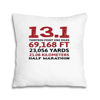 131 Miles Half Marathon Running Pillow | Mazezy