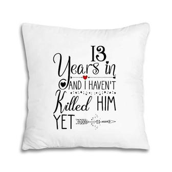 13Th Wedding Anniversary Gift For Her 13 Years Of Marriage Tank Top Pillow | Mazezy