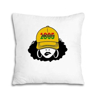 1865 Juneteenth Celebrate Black Women Pillow | Mazezy