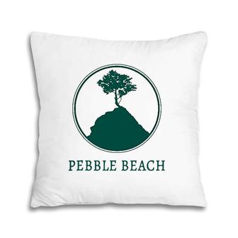2-Sided Pebble Beach Golf Gift Pillow | Mazezy