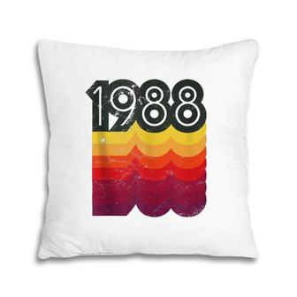 33Rd Birthday Vintage Retro 80S Style 1988 Tank Top Pillow | Mazezy