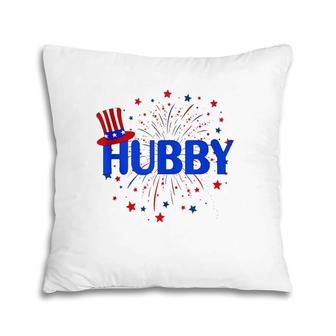 4Th July Hubby Patriotic Couple Matching Tank Top Pillow | Mazezy CA