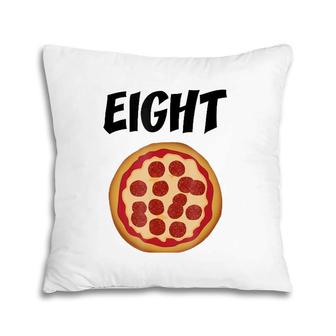 8 Year Old Pizza Birthday Party 8Th Birthday Pillow | Mazezy