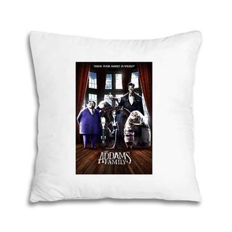 Addams Family Group Shot Portrait Movie Poster Premium Pillow | Mazezy