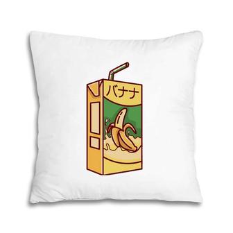 Aesthetic Banana Milk Vintage Pillow | Mazezy
