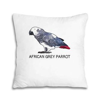 African Grey Parrot Bird Lover Pillow | Mazezy
