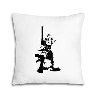 Ain't Kitten Around Graphic Pillow | Mazezy