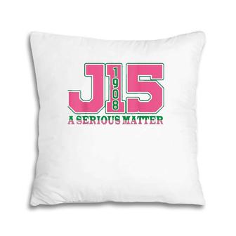 Aka Women J15 Founders' Day 1908 A Serious Matter Pink Green Pillow | Mazezy