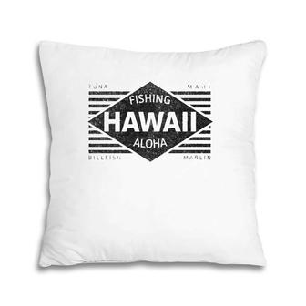 Aloha North Shore Hawaii Surfing In Vintage Style Premium Pillow | Mazezy