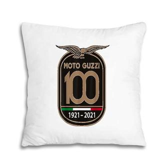 Anniversary 100Th Motos Guzzi Yeahh Pillow | Mazezy
