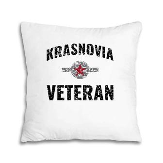 Army War In Krasnovia Veteran Pillow | Mazezy