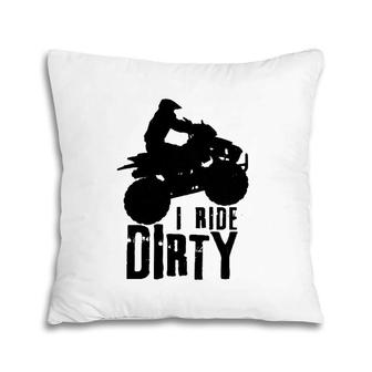 Atv 4 Wheeler Quad Bike Vintage Funny Ride Dirty Gift Men Pillow | Mazezy