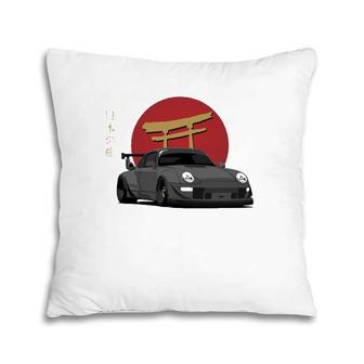 Automotive Retro German Jdm Tuning Wear Vintage Race Car Pillow | Mazezy