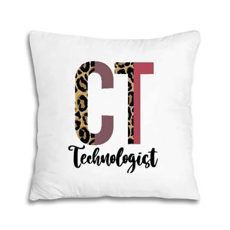 Ayyo Funny Leopard Ct Tech Radiology Technician Technologist Pillow | Mazezy