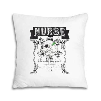 Badass Nurse - Medic Doctor Hospital Motivation Pillow | Mazezy