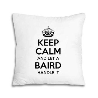 Baird Funny Surname Family Tree Birthday Reunion Gift Idea Pillow | Mazezy