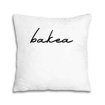 Bakea - Basque Peace Black Text Pillow | Mazezy CA