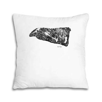 Bbq Tri Tip Illustrated Grilling Gift Pillow | Mazezy