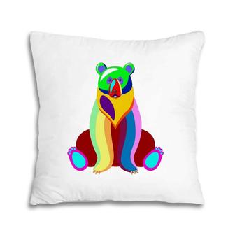 Bear Lover Gifts Bear Graphic Tees For Women Bear Men's Pillow | Mazezy