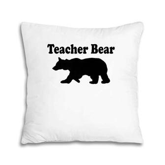 Bear Teacher Bear Pillow | Mazezy