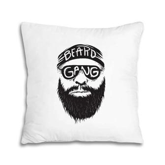 Beard Gang Great Men's Beard Club Gift Pillow | Mazezy