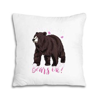 Bears Grizzly Bear Lover Pillow | Mazezy AU