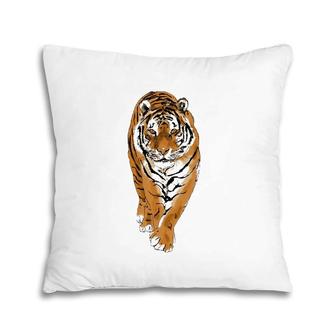 Bengal Tiger Lover Animal Lover Gift Pillow | Mazezy
