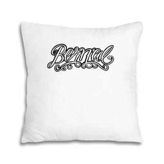 Bernal Ink Black And Grey Pillow | Mazezy