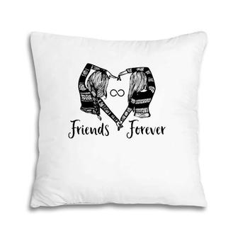 Best Friend Forever Matching Bff Gift For 2 Infinity Bestie Pillow | Mazezy CA