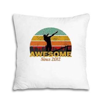 Birthday Dabbing Dancer Awesome Since 2012 Gift Pillow | Mazezy