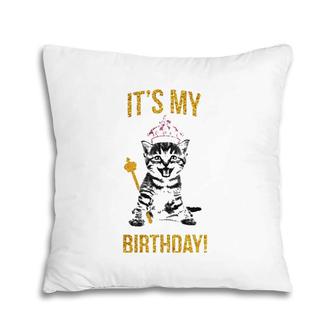 Birthday For Queens Cat Lovers Funny Kitty Animal Pet Pillow | Mazezy