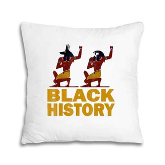 Black Fist Up Pride And Power African American Kemet Pillow | Mazezy
