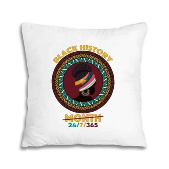 Black History Month 2022 Black History 247365 Melanin Pillow | Mazezy