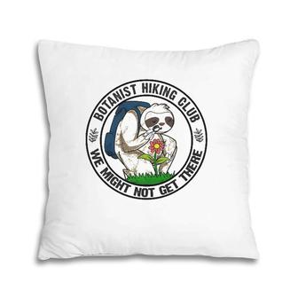 Botanist Sloth Hiking Club Hiker Pillow | Mazezy