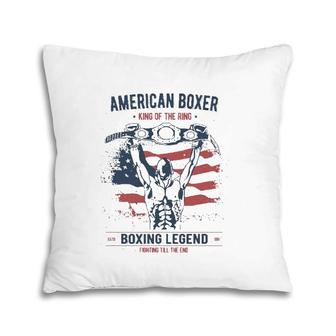Boxing S For Men Vintage Style Gifts Usa American Boxer Pillow | Mazezy