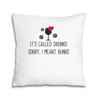 Bunco Gift For Her Funny Bunco Pun Pillow | Mazezy