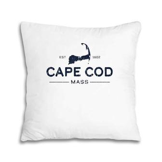 Cape Cod Mass Est 1602 Souvenir Pillow | Mazezy