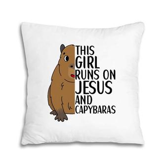 Capybara Art Animal Quote For Capybara Lovers Pillow | Mazezy
