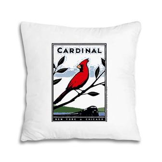 Cardinal Nyc To Chicago Poster Pillow | Mazezy