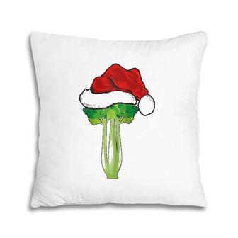 Celery Lover Gift Santa Hat Celery Christmas Raglan Baseball Tee Pillow | Mazezy