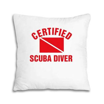 Certified Scuba Diver Cool Diving Pillow | Mazezy