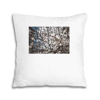 Cherry Blossom Japanese Tokyo Streetwear Fashion Graphic Tee Pillow | Mazezy