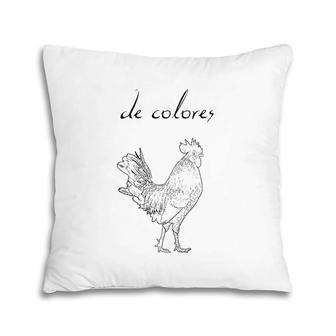 Chicken De Colores Cursillo Pillow | Mazezy