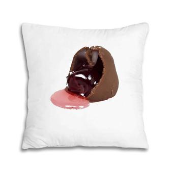 Chocolate Covered Cherry Candy Gift Pillow | Mazezy