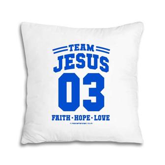 Christian Gift Team Jesus 03 Reason For The Season Christmas Pillow | Mazezy