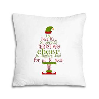 Christmas Cheer - Singing Loud For All To Hear Pillow | Mazezy