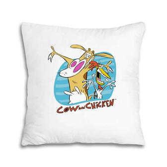 Classic Cow And Chicken Pillow | Mazezy